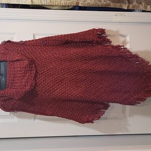 Knit Poncho 3x Never Worn.